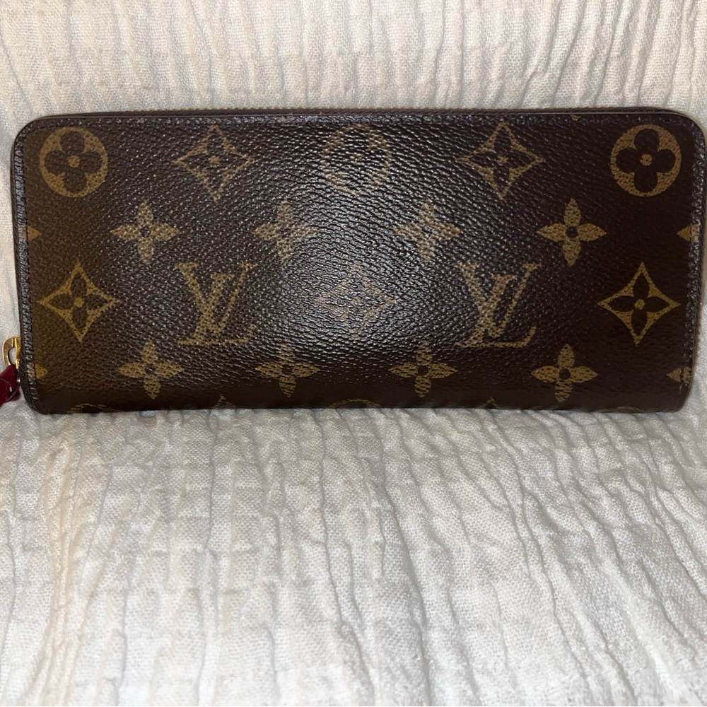 Louis Vuitton Clèmence wallet Date code SP1178 Monogrm exterior Fuchsia interior